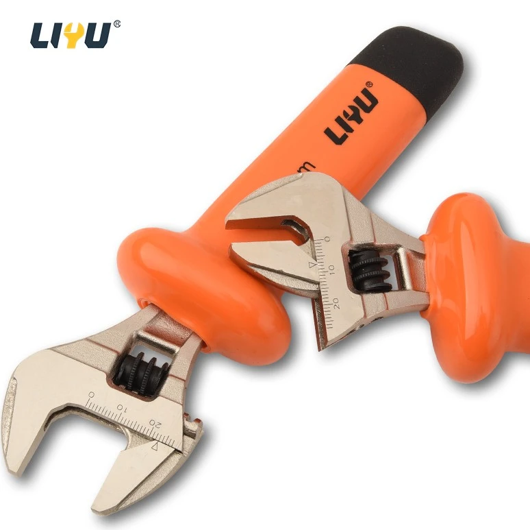 Insulating Large Opening Adjustable Wrench Multifunctional High-voltage Resistant 1000V Wrench Tool 200mm best