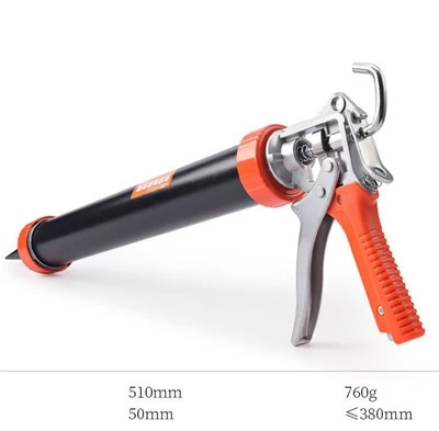 Liga tal-Aluminju Rotating2 Xogħol-iffrankar U Durabbli Gun Glue Gun Glue Gun Struttural Glue Gun 600ml
